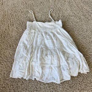 White Sleeveless Summer Dress